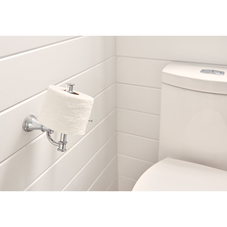 Belfield Polished Nickel Wall Mount Toilet Paper Holder