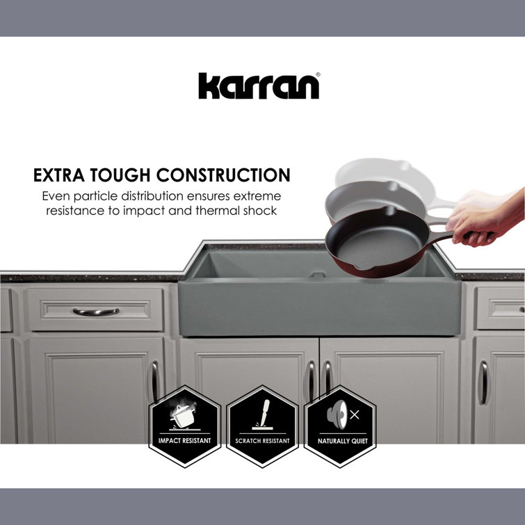 Bisque Quartz Composite Single Bowl Undermount Kitchen Sink