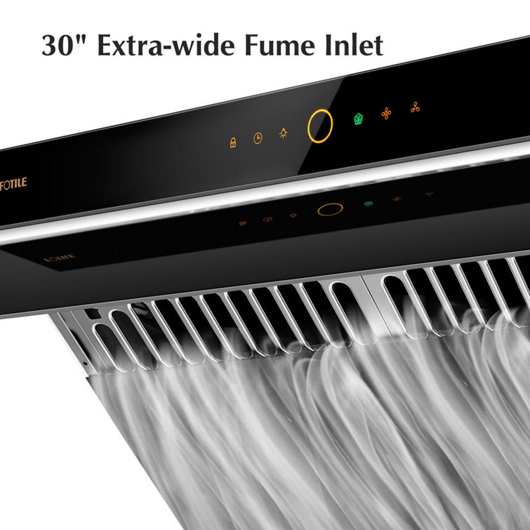FOTILE 30" Black Stainless Steel Under Cabinet Range Hood