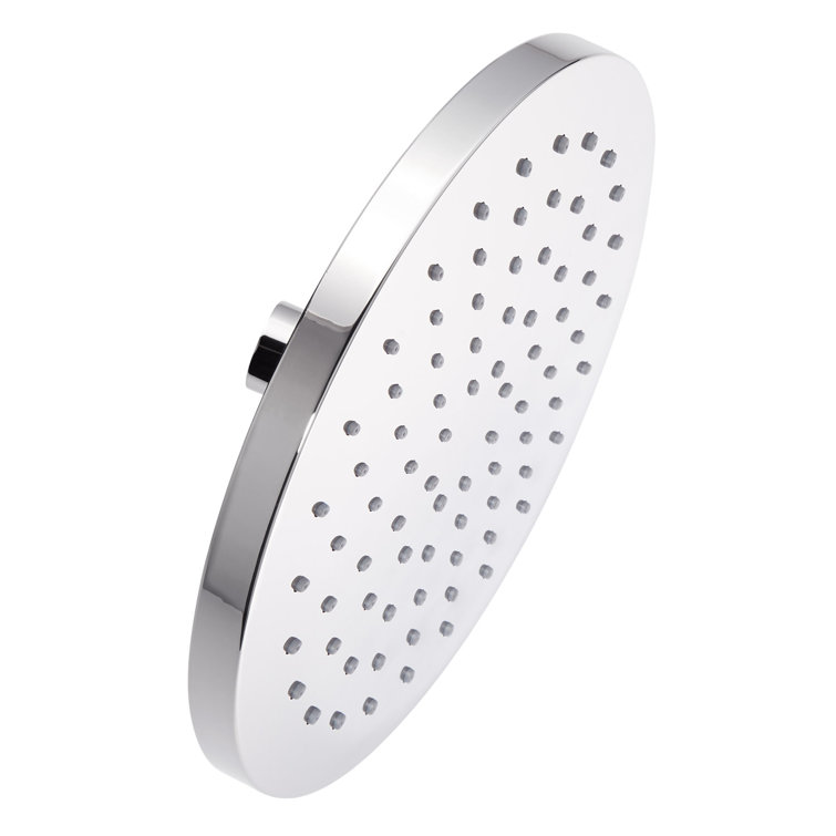 Large Polished Nickel Round Rainfall Wall Mounted Shower Head