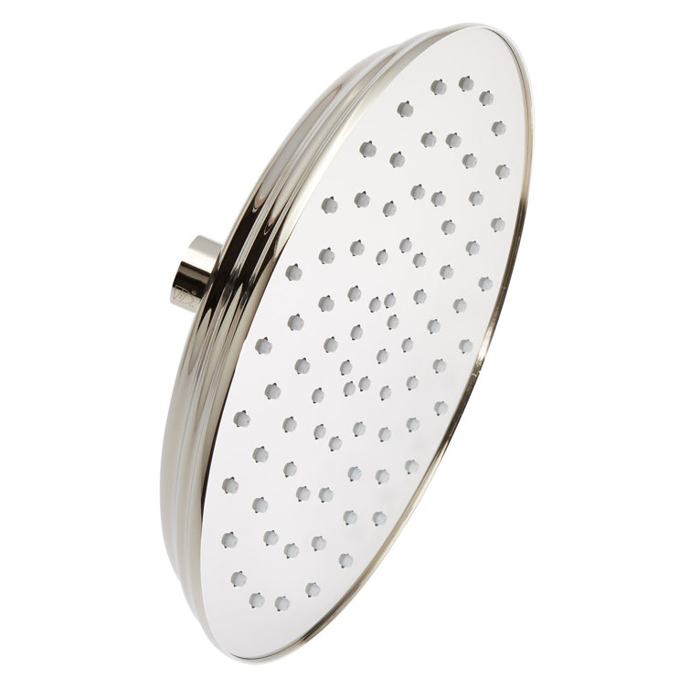8" Polished Nickel Adjustable Rain Shower Head