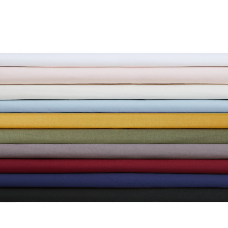 Mustard Yellow King Cotton Duvet Cover Set