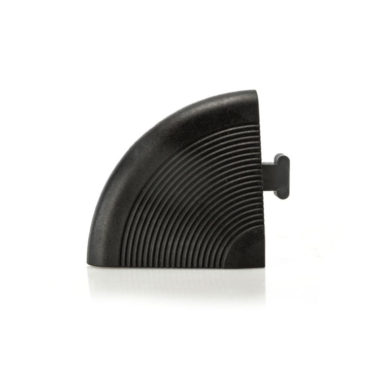 Black and Brown PVC Interlocking Deck Tile Kit