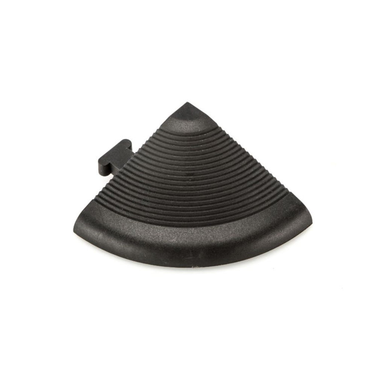 Black and Brown PVC Interlocking Deck Tile Kit