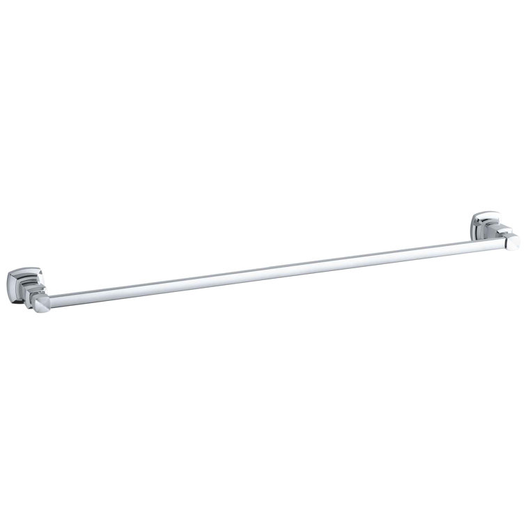 Margaux 30" Polished Chrome Wall Mounted Towel Bar