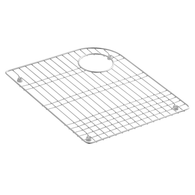Stainless Steel Sink Grid with Drain Hole