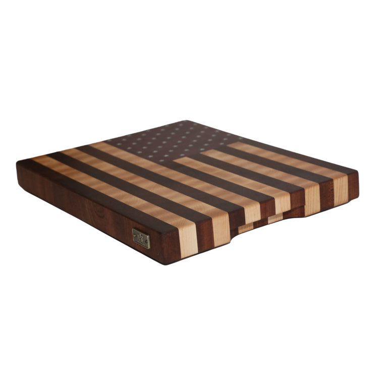 Patriot Mahogany and Maple American Flag Cutting Board