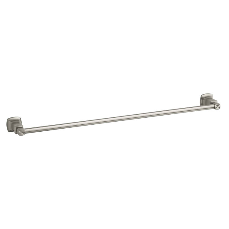 Margaux 30" Vibrant Brushed Nickel Wall Mounted Towel Bar