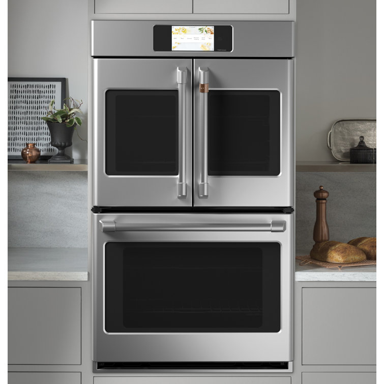 Matte White 30" Smart Convection Double Wall Oven