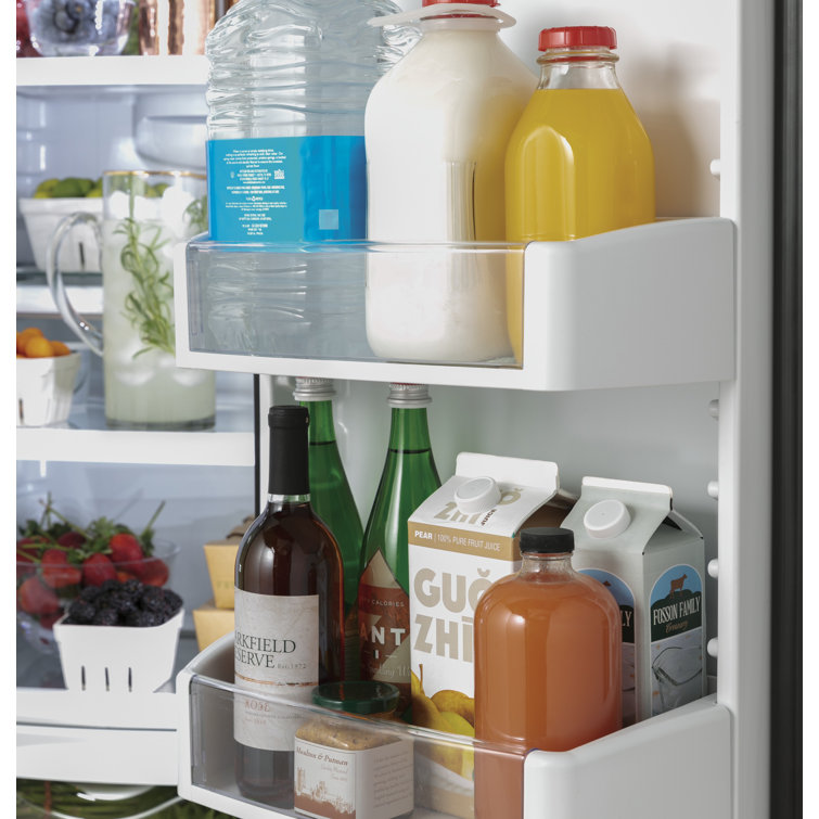 36'' Stainless Steel Side-by-Side Refrigerator with Ice Maker