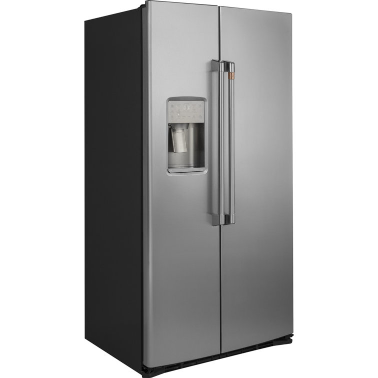 36'' Stainless Steel Side-by-Side Refrigerator with Ice Maker