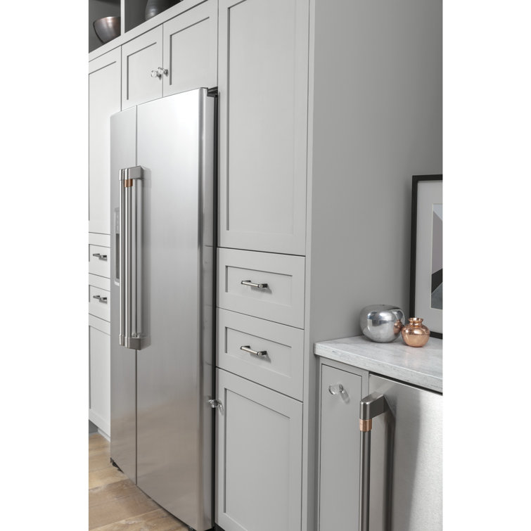 36'' Stainless Steel Side-by-Side Refrigerator with Ice Maker