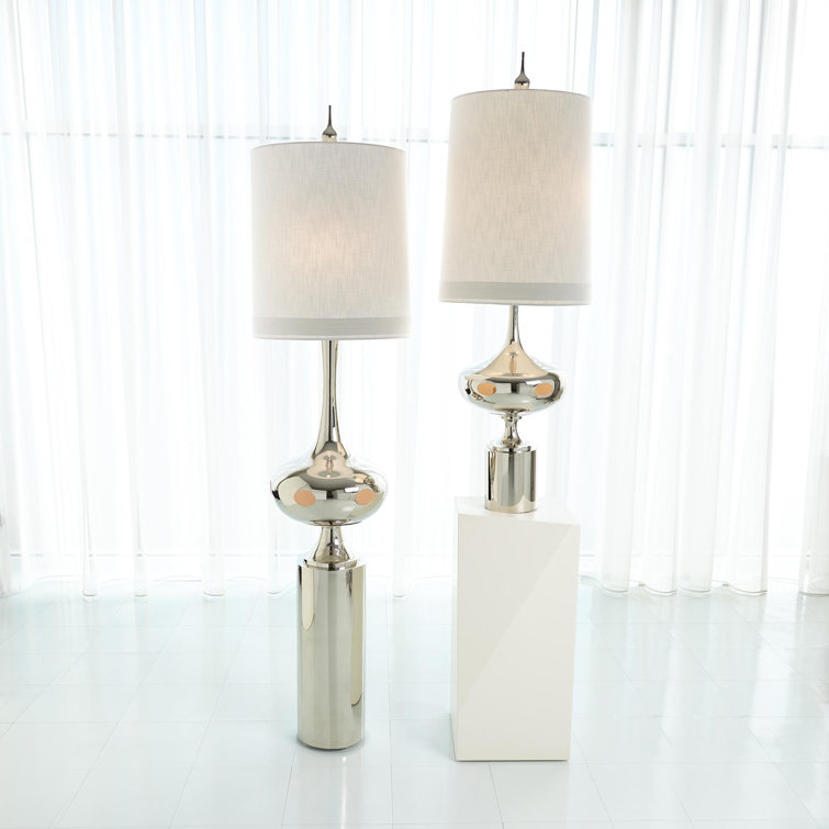 Modern Extraterrestrial 4-Light Floor Lamp in White