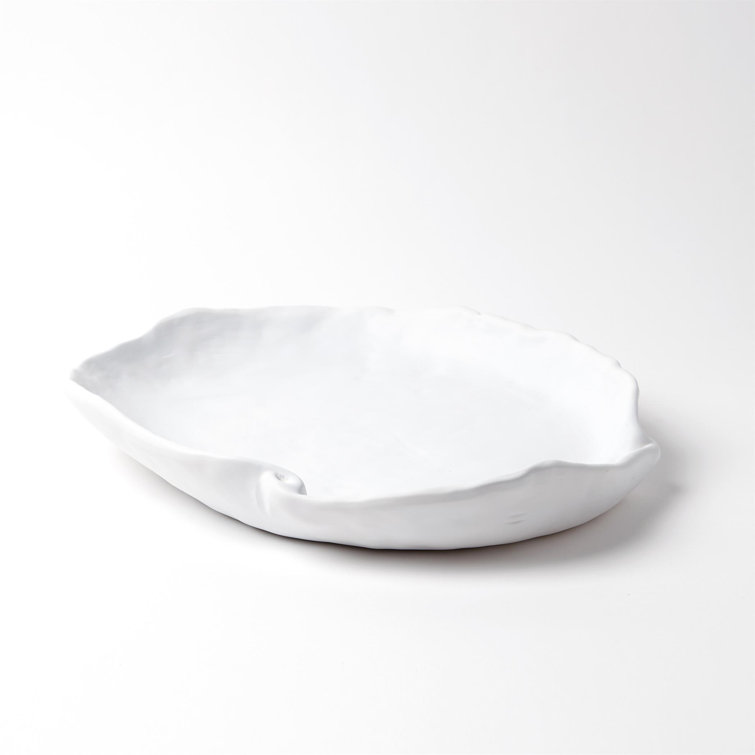 Matte White Ceramic Decorative Table Bowl