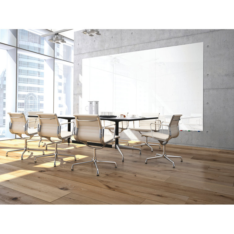 Aria 48'' x 48'' White Magnetic Glass Whiteboard