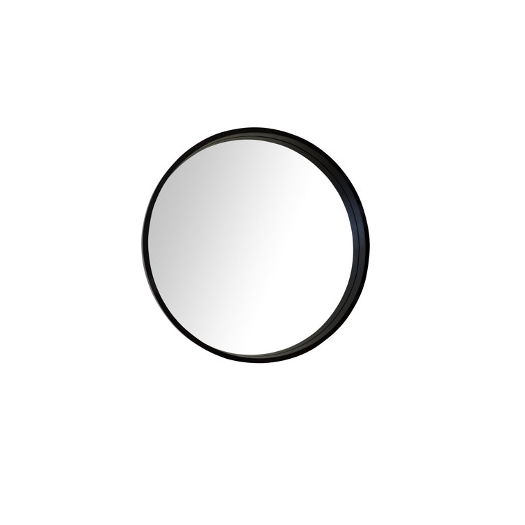 Capri Praline Solid Teak Round 48" Wall Mirror