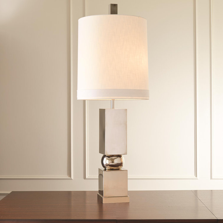 Edison Adjustable Nickel 2-Light Floor Lamp