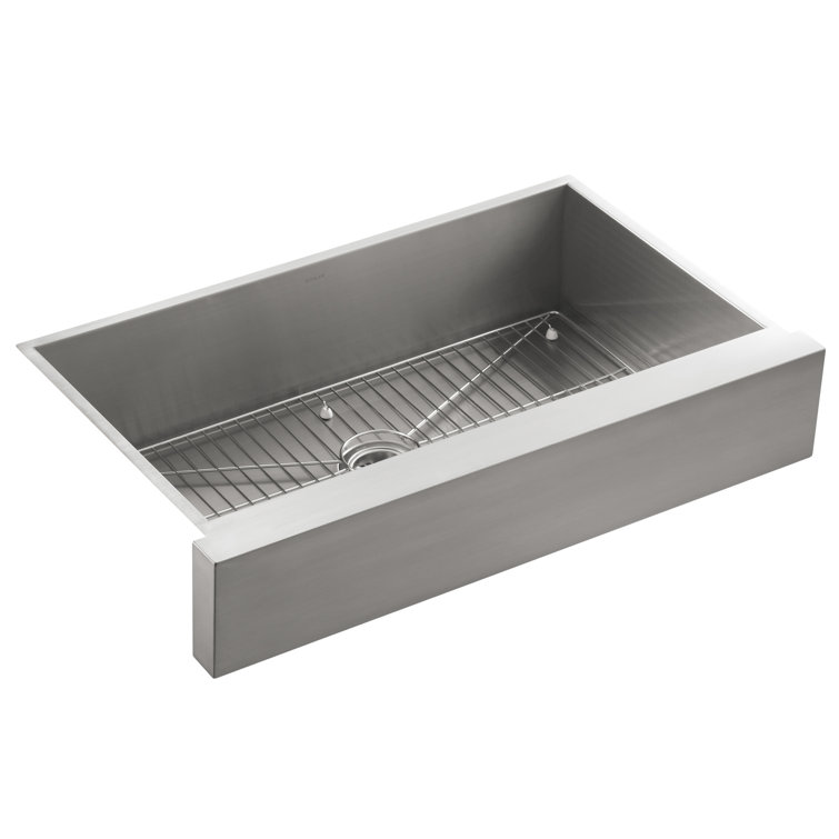 Vault 36" Stainless Steel Farmhouse Apron-Front Kitchen Sink