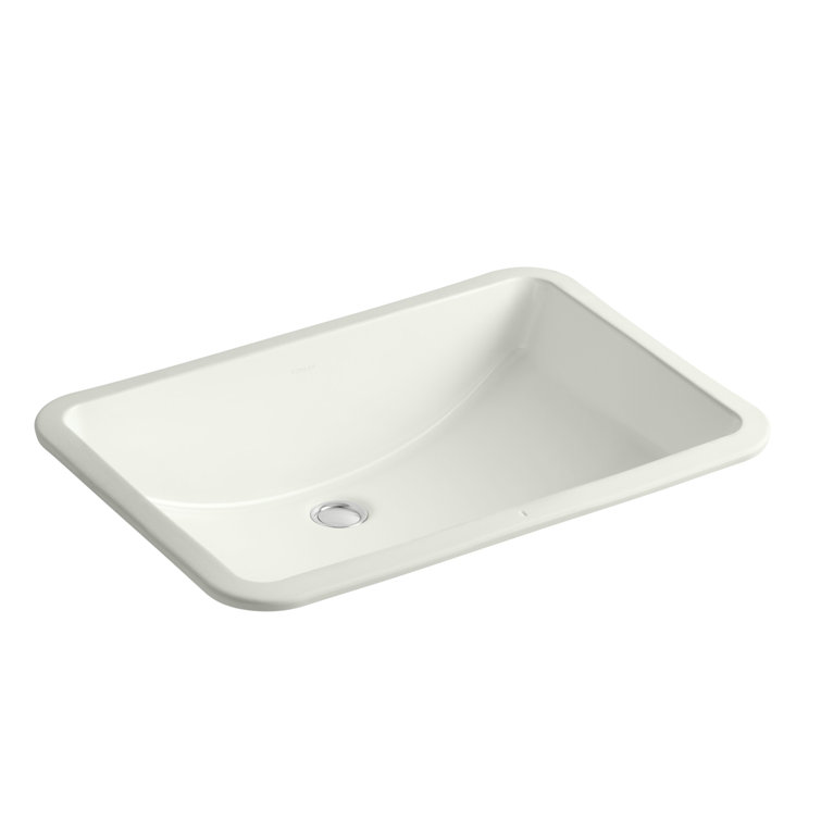 Dune Ceramic Rectangular Undermount Bathroom Sink