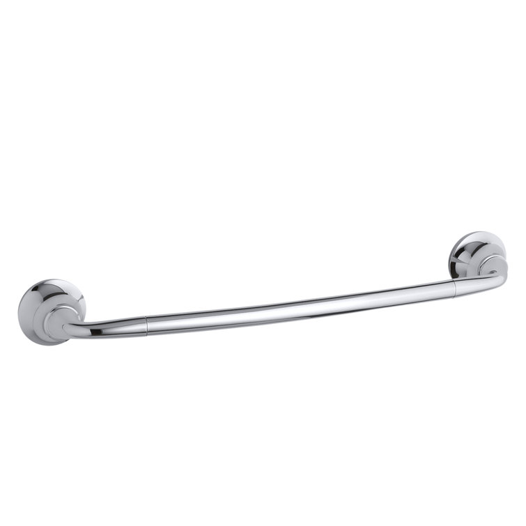 Polished Chrome 24-Inch Wall Mounted Towel Bar
