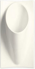 White Ceramic Wall-Mounted Waterless Urinal