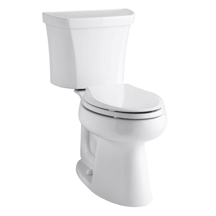 White High Efficiency Elongated Two-Piece Toilet