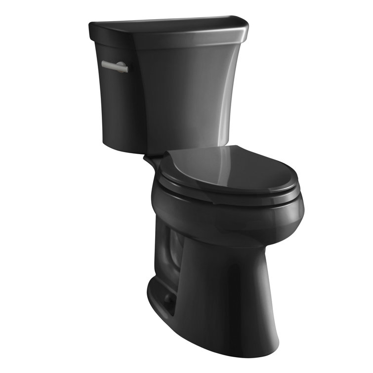High Efficiency Black Elongated Two-Piece Toilet
