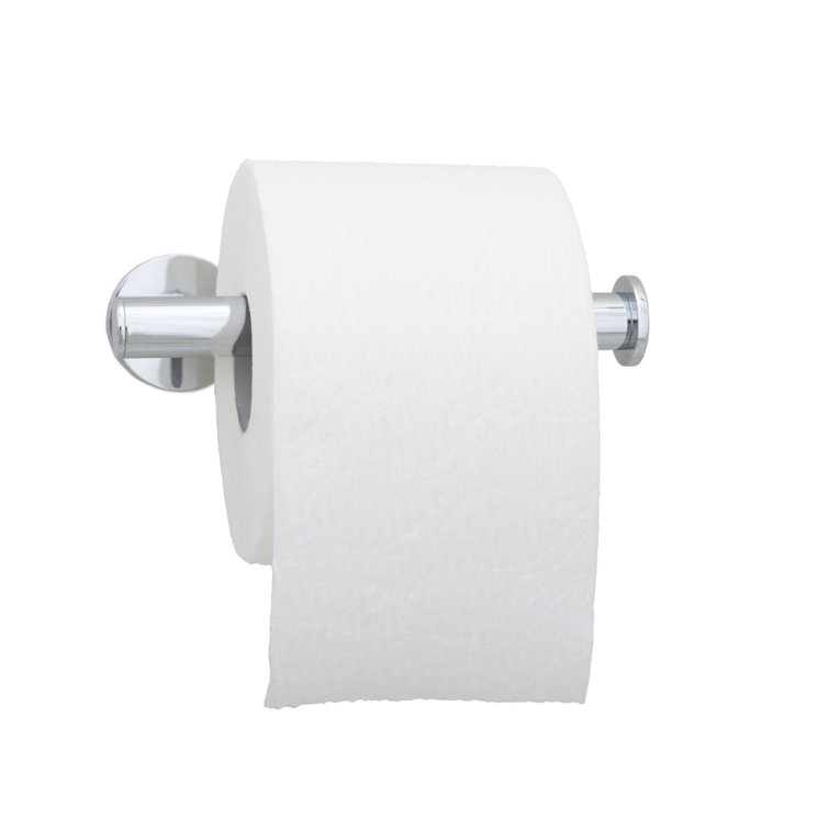 Venezia Polished Chrome Wall Mounted Toilet Paper Holder