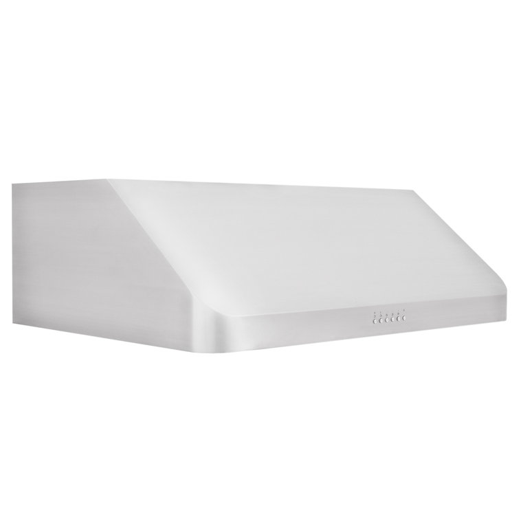 36" Brushed Stainless Steel Convertible Under Cabinet Range Hood