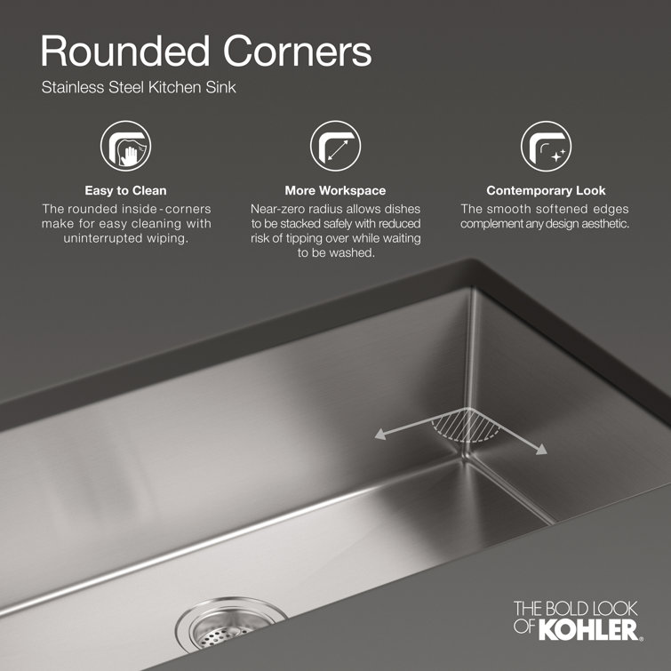 Strive 35.5" Stainless Steel Double Bowl Undermount Kitchen Sink