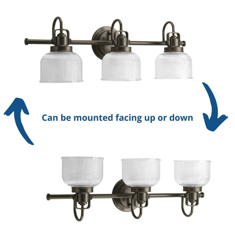Archie Venetian Bronze 3-Light Bath & Vanity Fixture