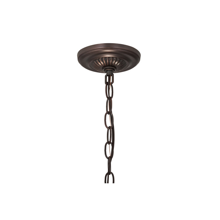 Tiffany Lotus Leaf Multicolor Glass Pendant Light