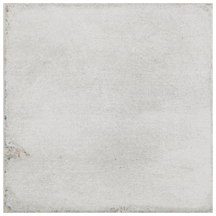 Barcelona White Matte Porcelain 6" x 6" Floor and Wall Tile
