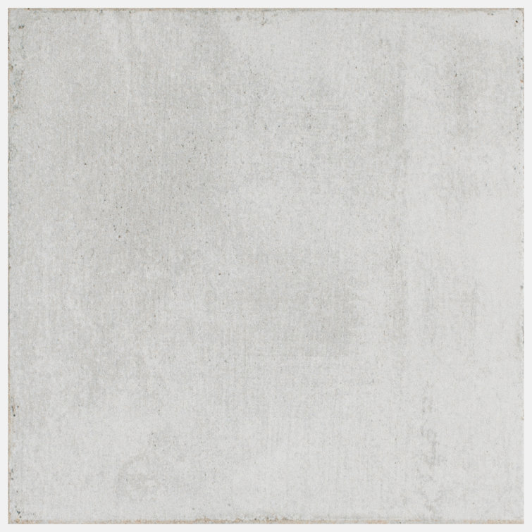Barcelona White Matte Porcelain 6" x 6" Floor and Wall Tile