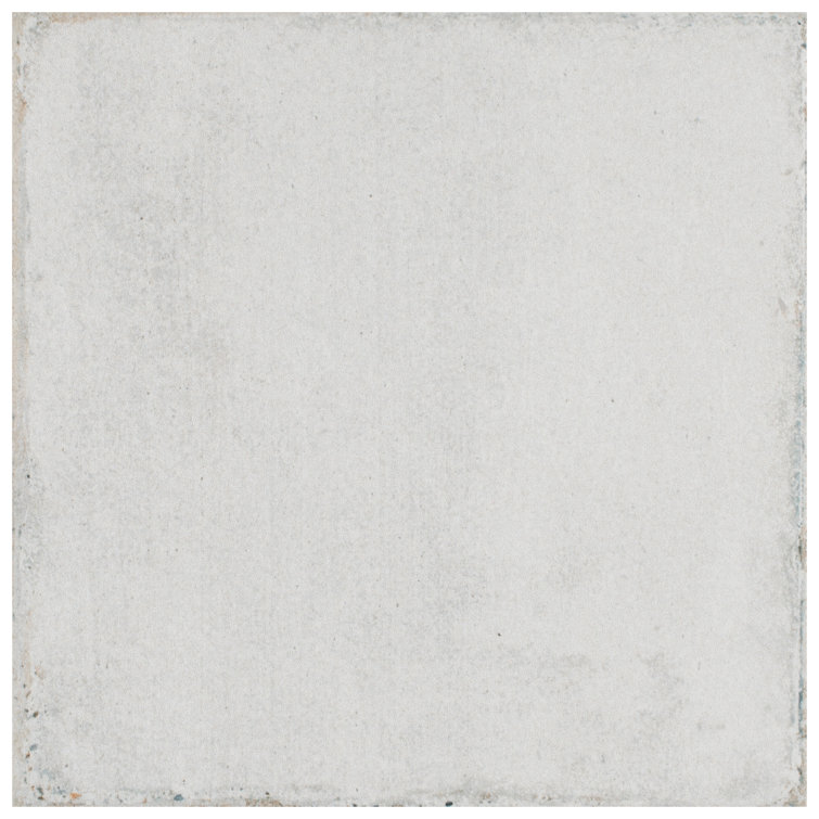 Barcelona White Matte Porcelain 6" x 6" Floor and Wall Tile