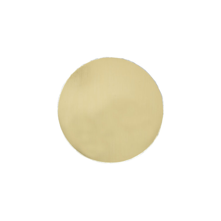 Round Gold Leaf and Pearl White Coffee Table with Storage