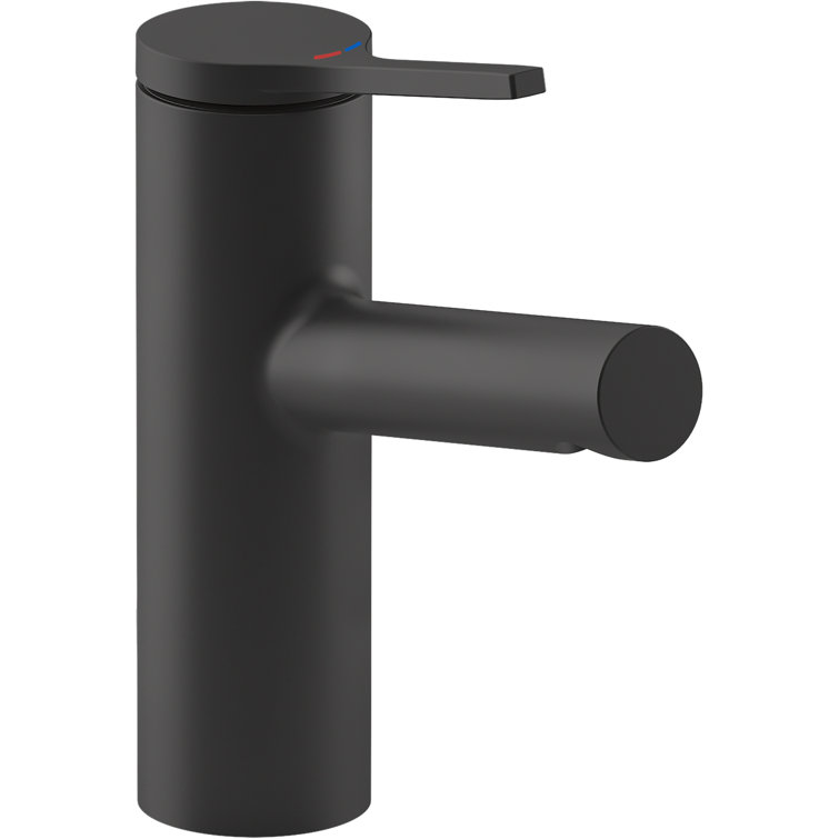 Matte Black Single-Handle Bathroom Sink Faucet