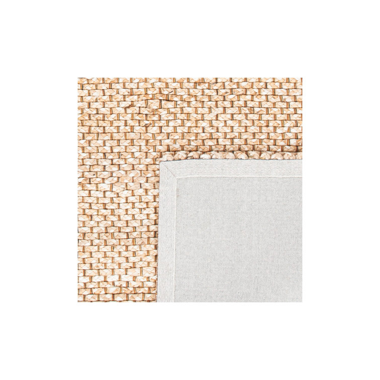 Savanna Beige Hand-Knotted Wool Rectangular Rug 4' x 6'