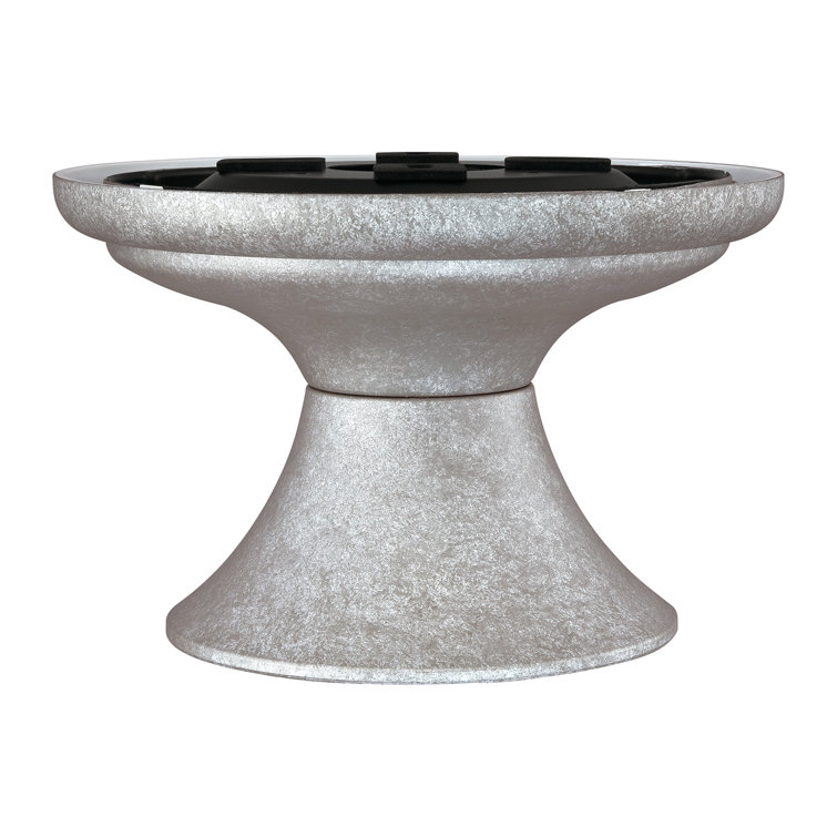 Galvanized Silver Modern Ceiling Fan Kit