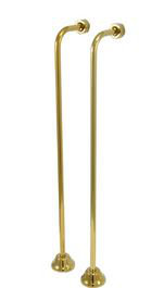 Polished Brass Single Offset Bath Supply Line