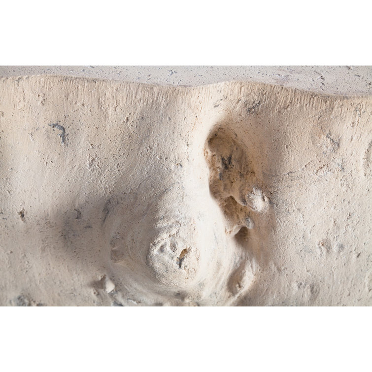 Roman Stone Large Outdoor-Use Cast Resin Log Stool