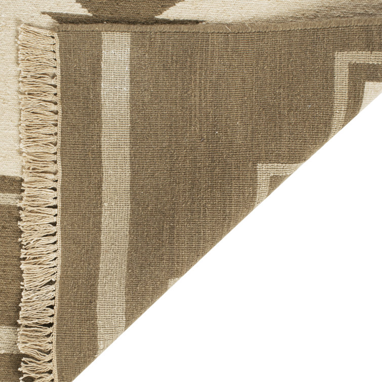 Black Mountain Hand-Knotted 8' x 10' Wool-Cotton Blend Area Rug