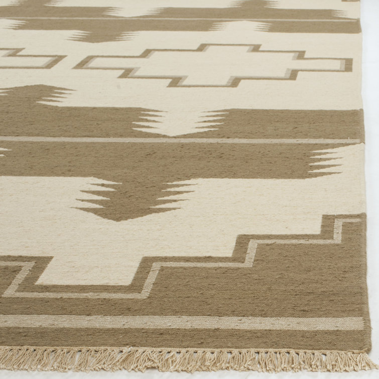 Black Mountain Hand-Knotted 8' x 10' Wool-Cotton Blend Area Rug