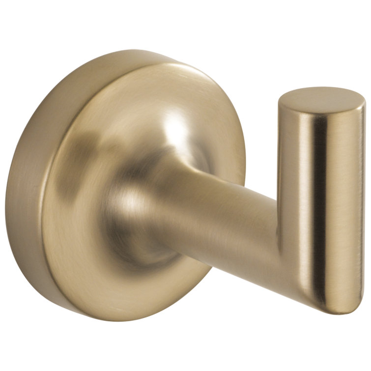 Luxe Gold Modern Brass Single Robe Hook