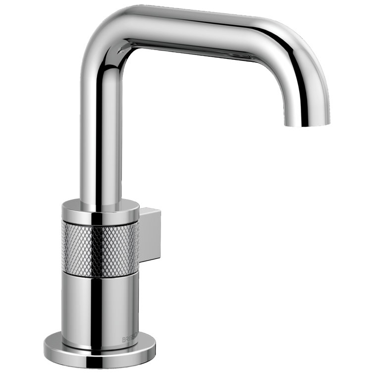 Luxe Nickel Modern Single Hole Brass Faucet