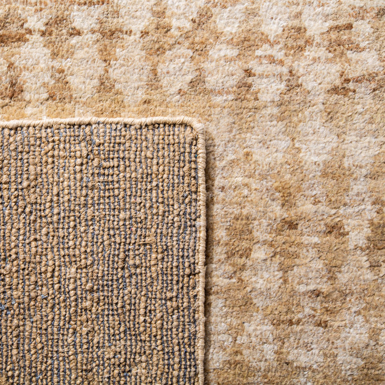 Cream/Beige Artisan-Crafted Jute Area Rug, 4' x 6'