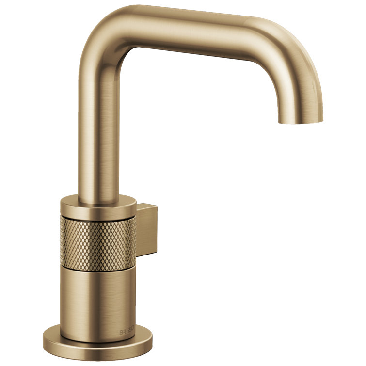 Luxe Nickel Modern Single Hole Brass Faucet