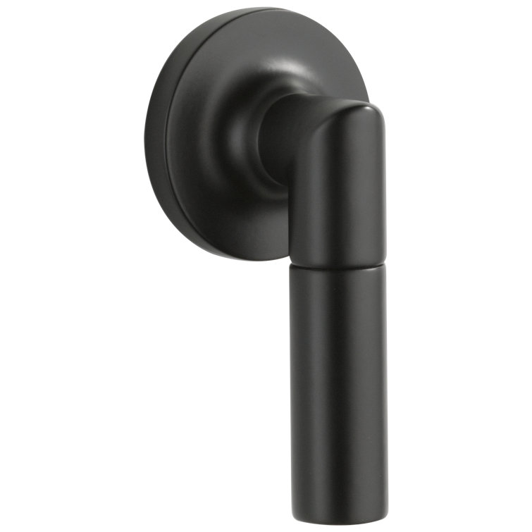 Matte Black Modern Side Mount Toilet Tank Lever