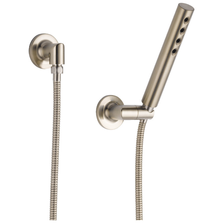 Modern Black Nickel Wall-Mounted Handshower with H2OKinetic Technology