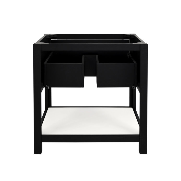 Midnight Oak 30" Single Freestanding Bathroom Vanity Base